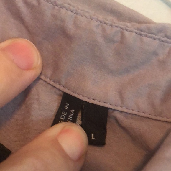 THEORY Men’s button down shirt, size large - Picture 3 of 8